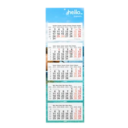 5-month calendar. Check date easily. Awesome for your colleagues! Produced by Helloprint