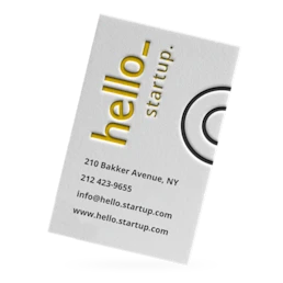 A colourplan paper business card available at Helloprint with customised printing options for a cheap price