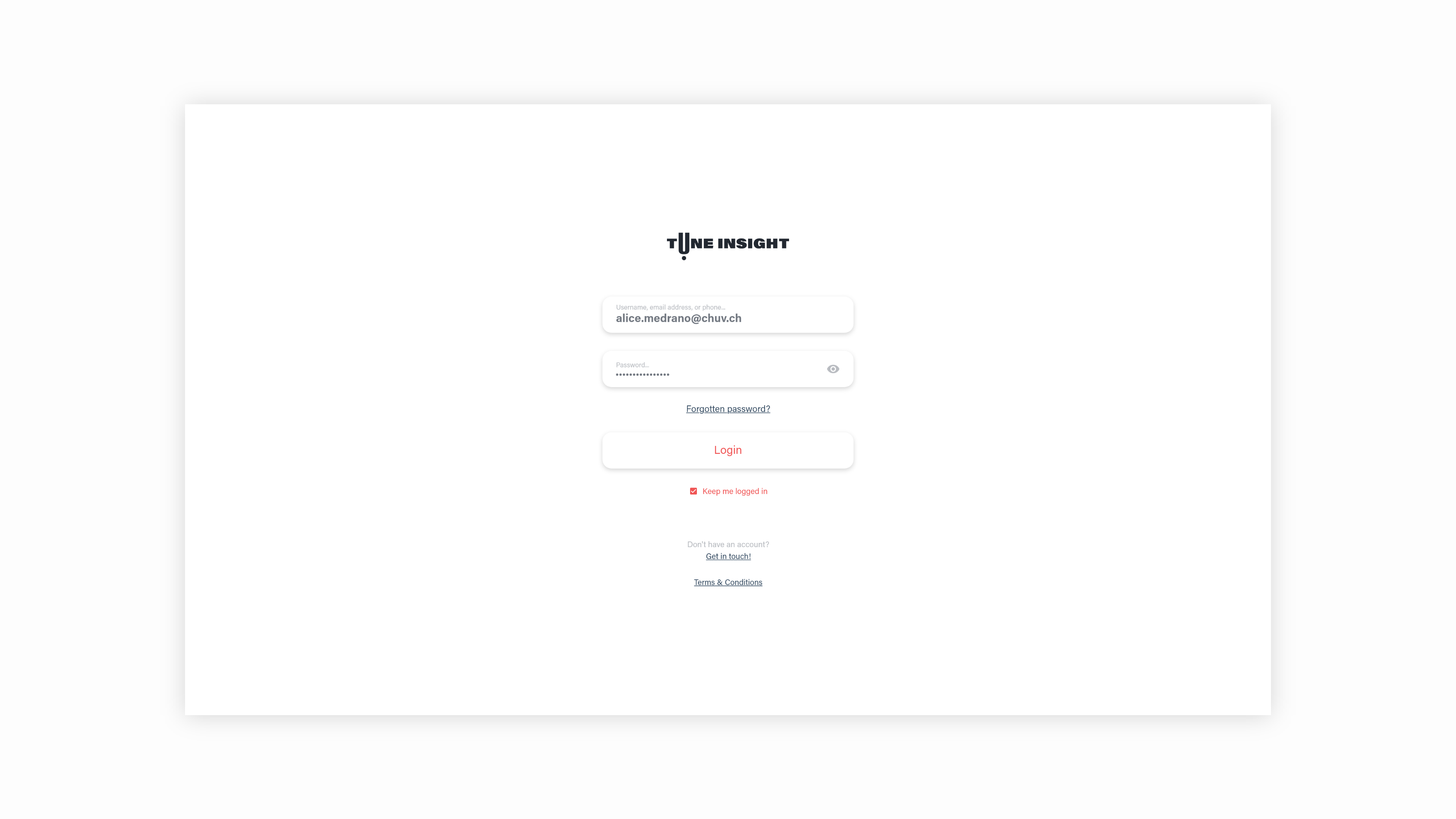 Tune Insight - App UI 01