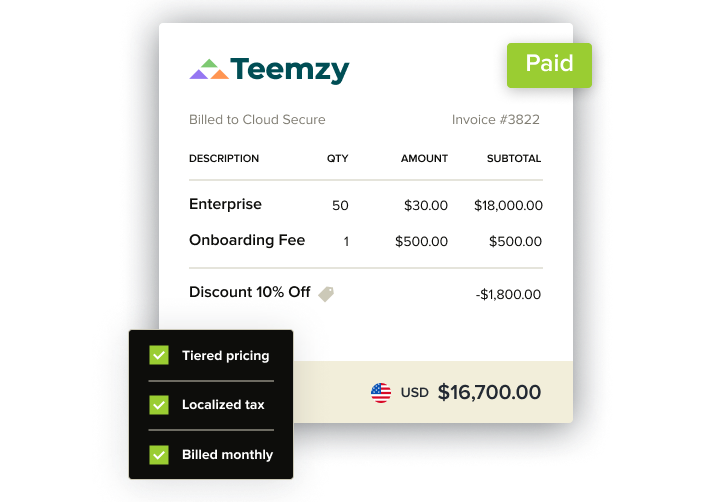 Recurly recurring billing image