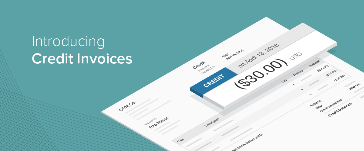 Introducing Credit Invoices banner