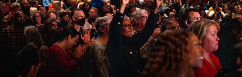 Ordway audience. Photo by Roosevelt Mansfield.