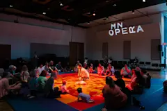 NOOMA, an opera for babies at the 2025 Flint Hills Family Festival. Photo by Laura Alpizar.