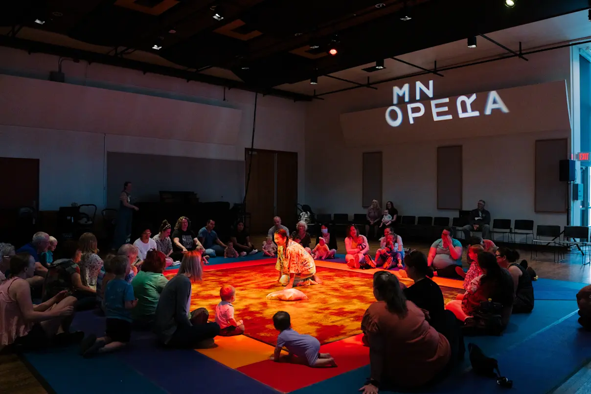 NOOMA, an opera for babies at the 2025 Flint Hills Family Festival. Photo by Laura Alpizar.