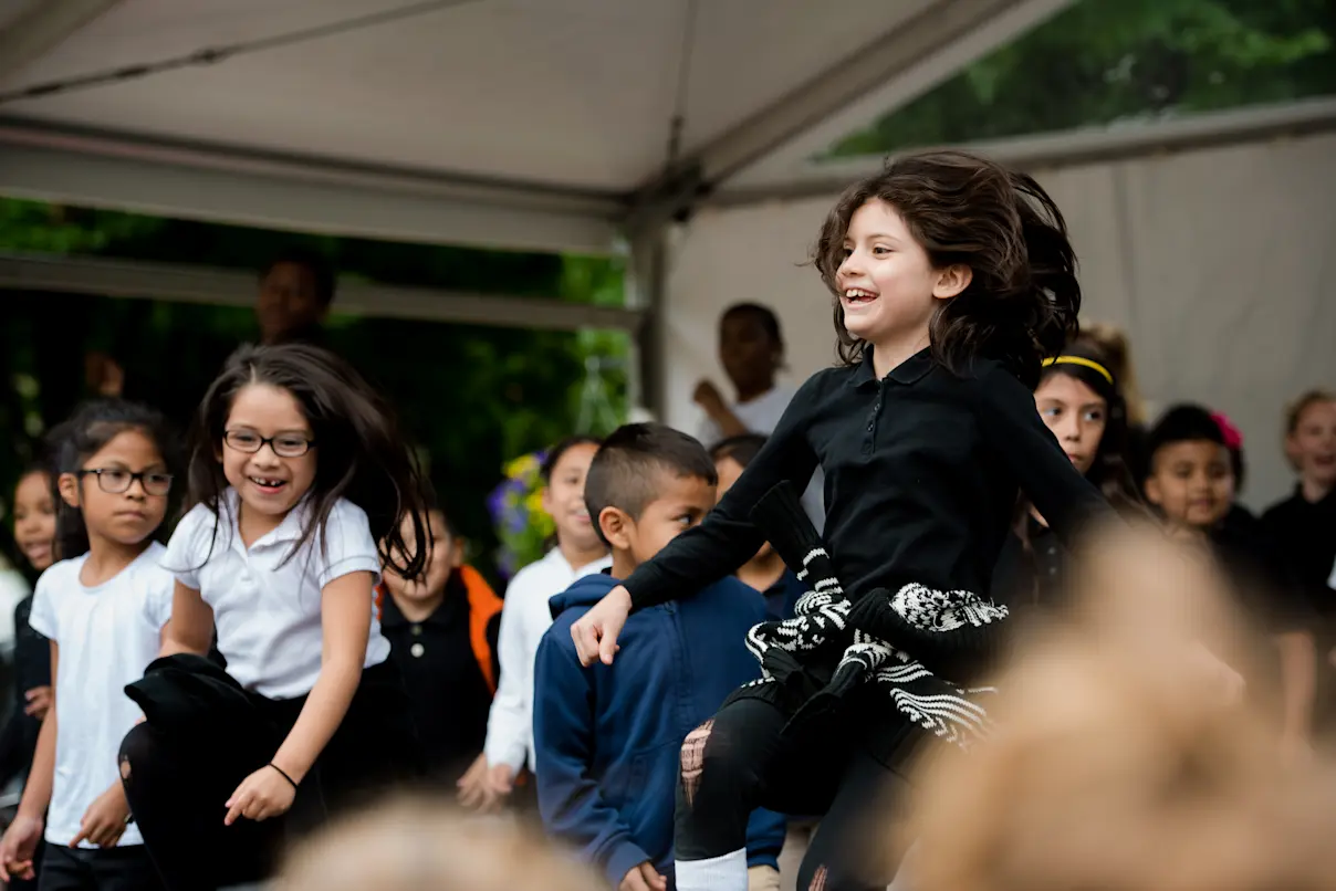 Students at the Flint Hills Family Festival. Photo by Laura Alpizar.