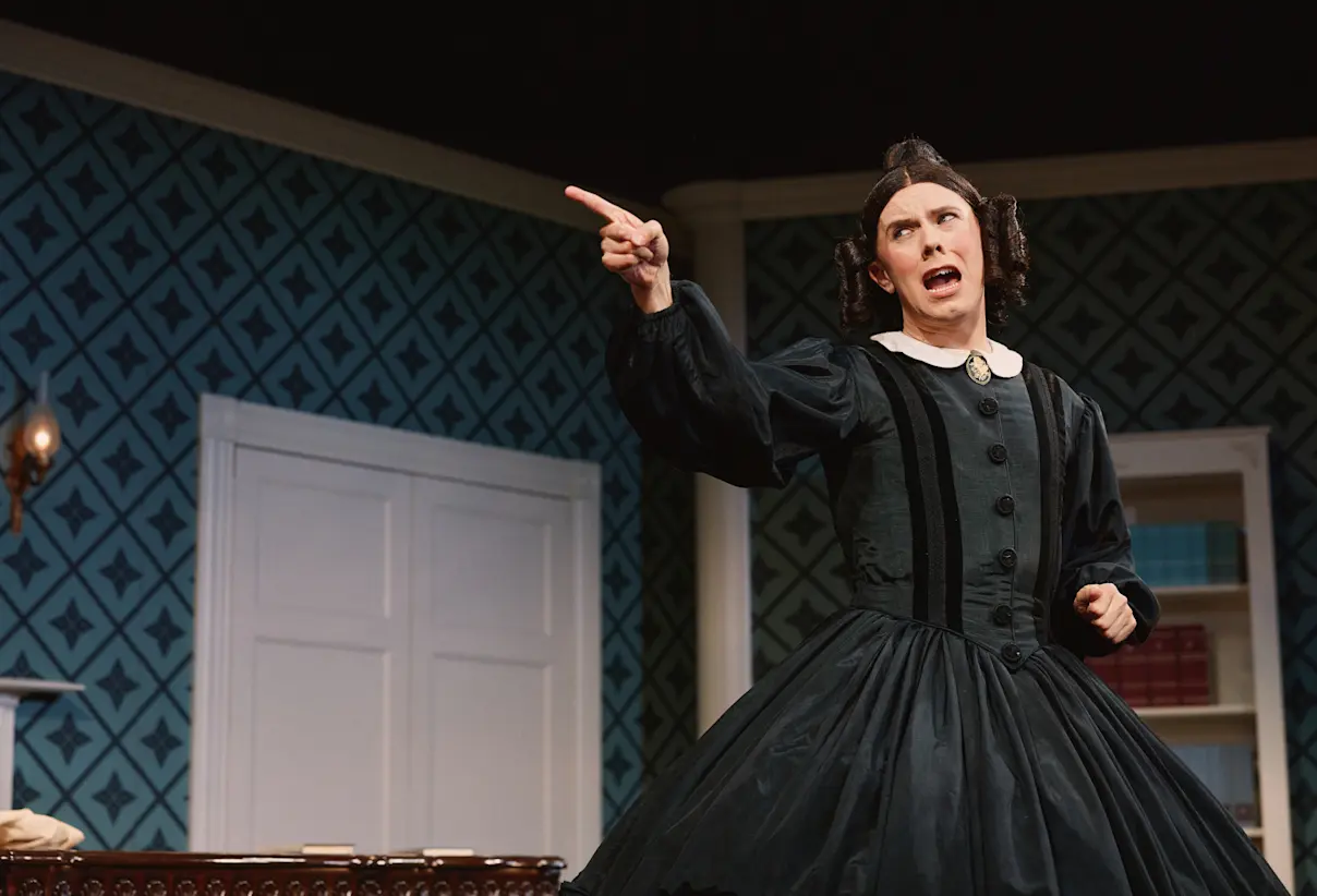 Cole Escola in Oh, Mary! on Broadway. Photo by Emilio Madrid.