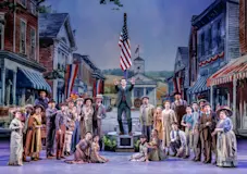 The Music Man company. Photo by Marshall Meadows.