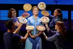 Samantha Lane Scruggs (Jenna Hunterson) and the WAITRESS 10th Anniversary Tour Company Photo by Jeremy Daniel
