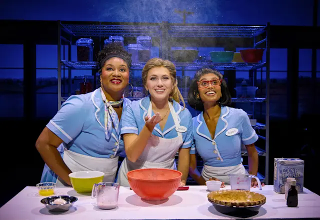L-R: Hannah-Kathryn Wall (Becky), Samantha Lane Scruggs (Jenna Hunterson) and Becky Alex (Dawn) Photo by Jeremy Daniel