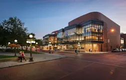 Ordway exterior nighttime shot. Photo by Paul Crosby.