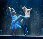 Alysha Deslorieux (Middle Allie) and Ken Wulf Clark (Middle Noah) in The Notebook North American tour. Photo by Roger Mastroianni.