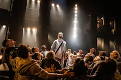 Jack Hopewell and the company of the North American tour of Jesus Christ Superstar. Photo by Evan Zimmerman for MurphyMade.