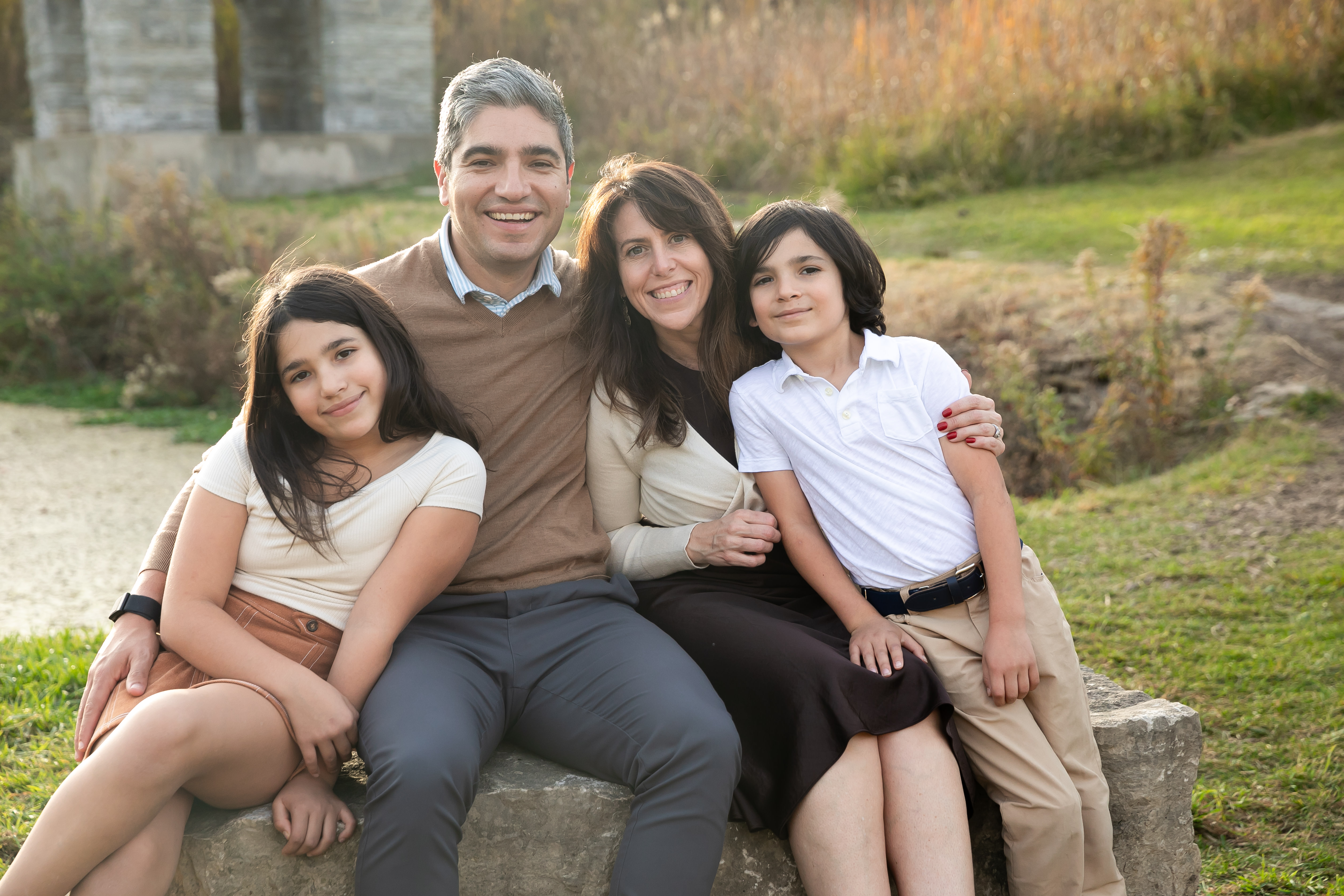Patrick Garay-Heelan, Erin Jerabek Heelan, and family