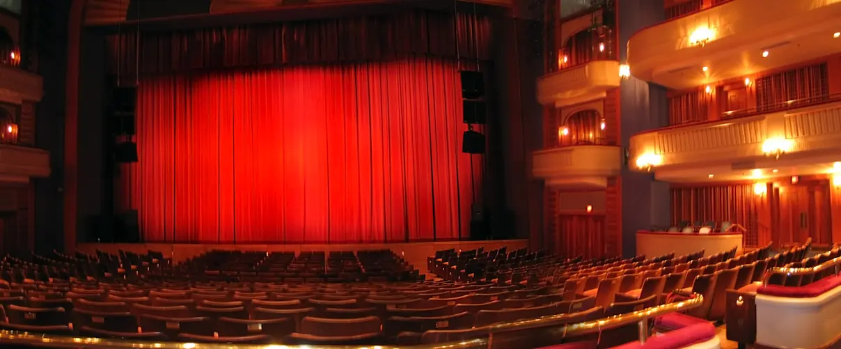 Music Theater Empty Wide Angle