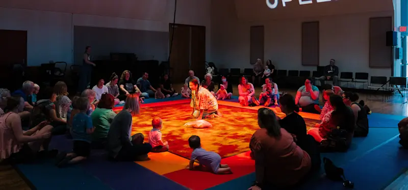 NOOMA, an opera for babies at the Flint Hills Family Festival in 2025 (CROPPED). Photo by Laura Alpizar.