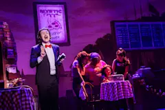 Richard Morgan and the company of Mystic Pizza. Photo by Evan Zimmerman for Murphy Made.