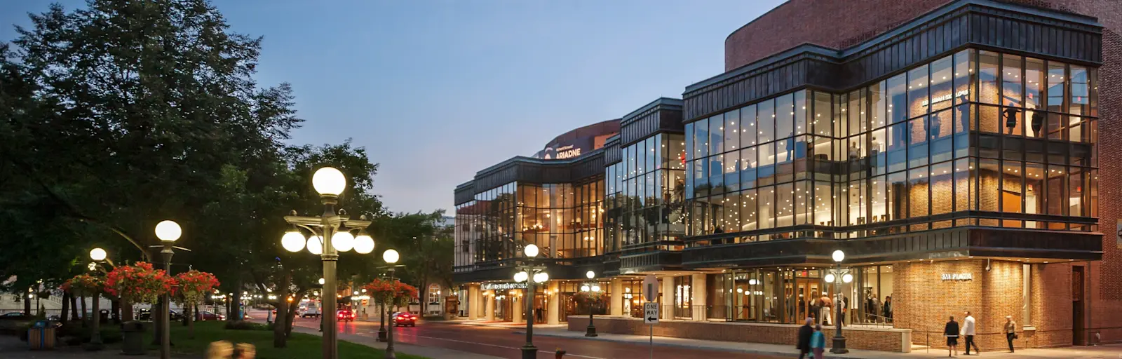Ordway Exterior at Dusk