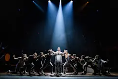 Jack Hopewell and the company of the North American tour of Jesus Christ Superstar. Photo by Evan Zimmerman for MurphyMade.