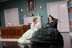 Pooya Mohseni and Alaska in Oh, Mary! First National Tour. Photo by Evan Zimmerman for MurphyMade.