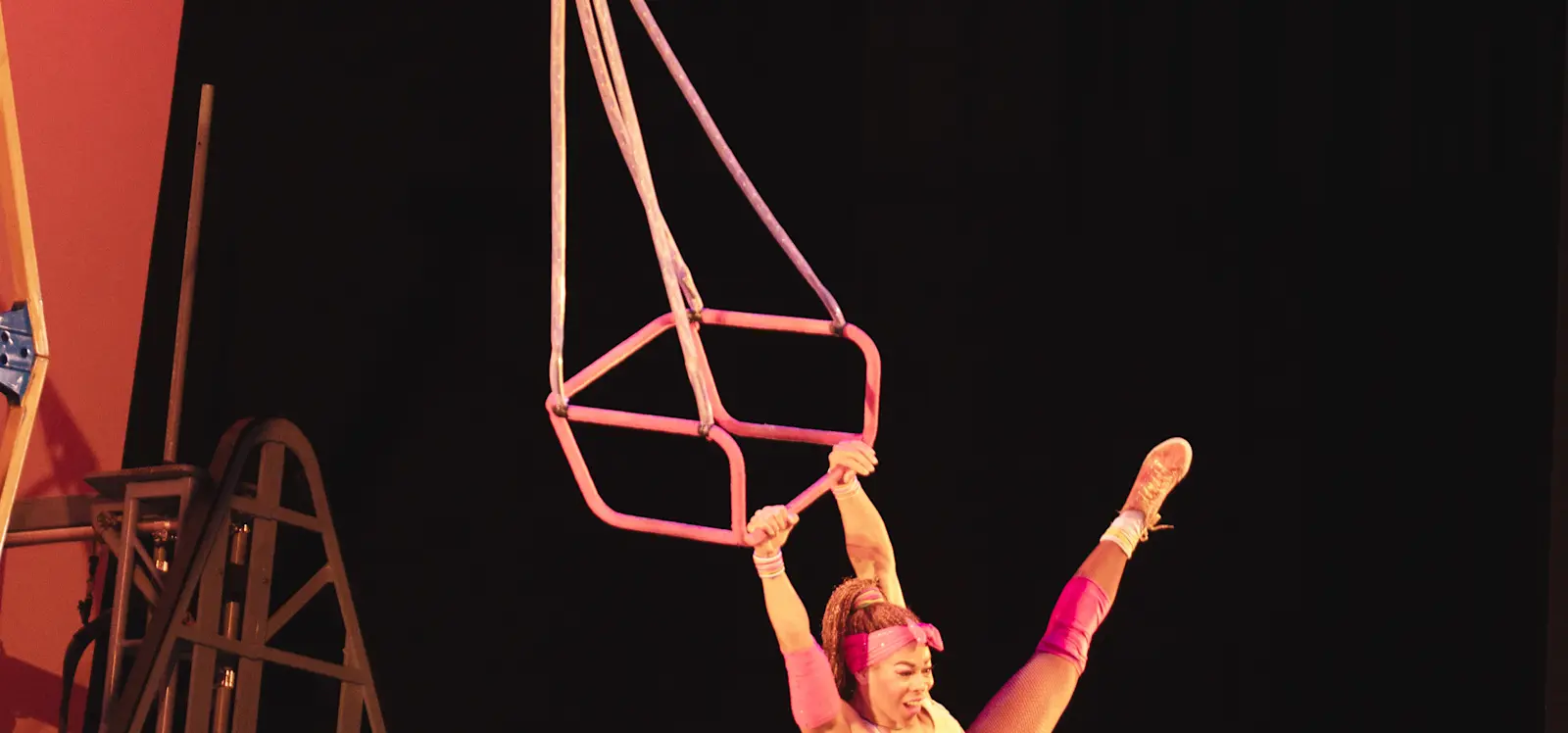 Cirque Mechanics performing TILT! Photo courtesy of Kirk Marsh.