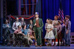 The Music Man company. Photo by Marshall Meadows.