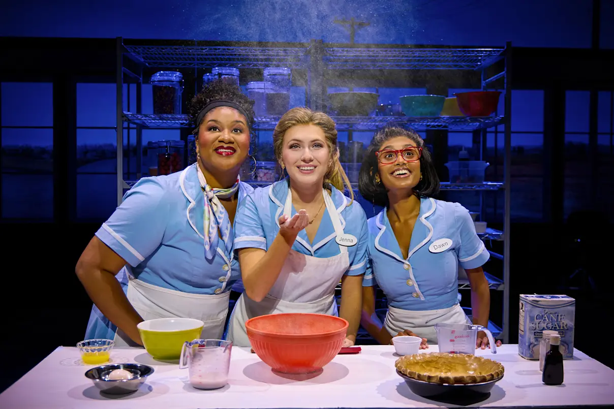 L-R: Hannah-Kathryn Wall (Becky), Samantha Lane Scruggs (Jenna Hunterson) and Becky Alex (Dawn) Photo by Jeremy Daniel