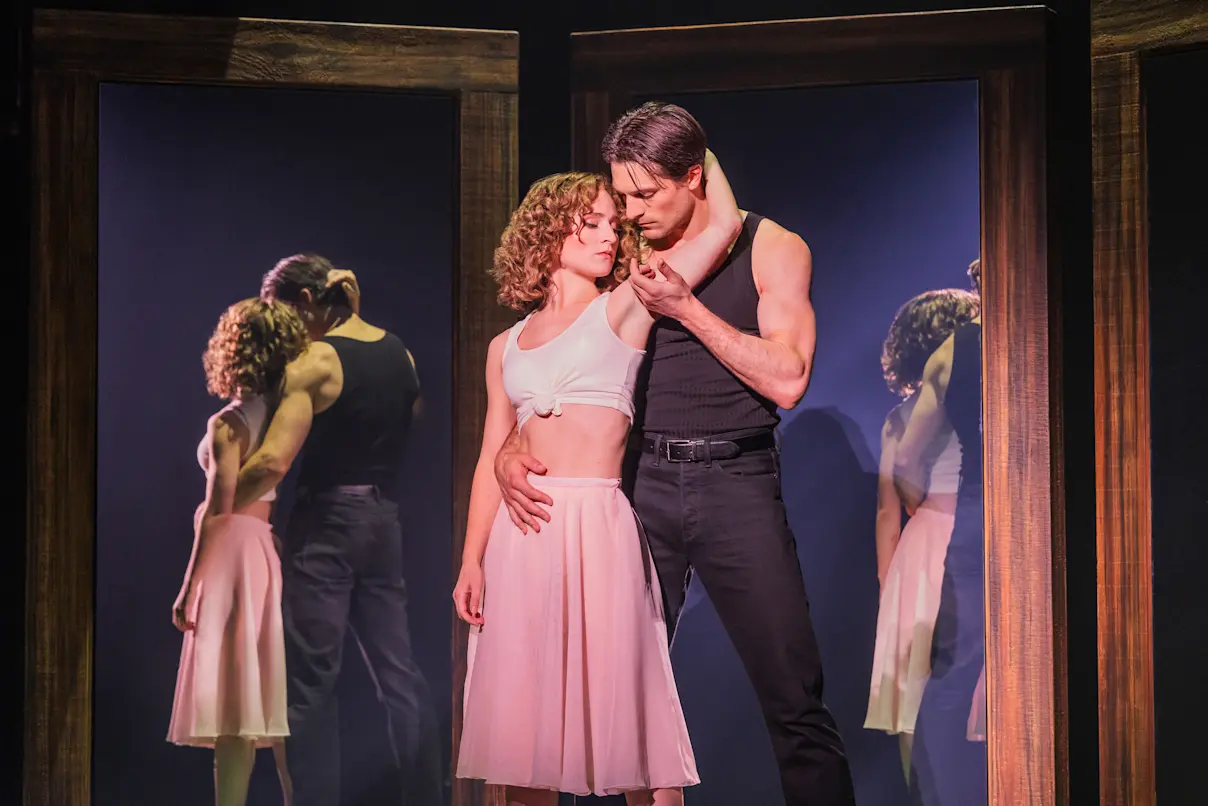 Annalese Starzec (Frances “Baby” Houseman) and Blake Zelesnikar (Johnny Castle). Photo by Matthew Murphy.
