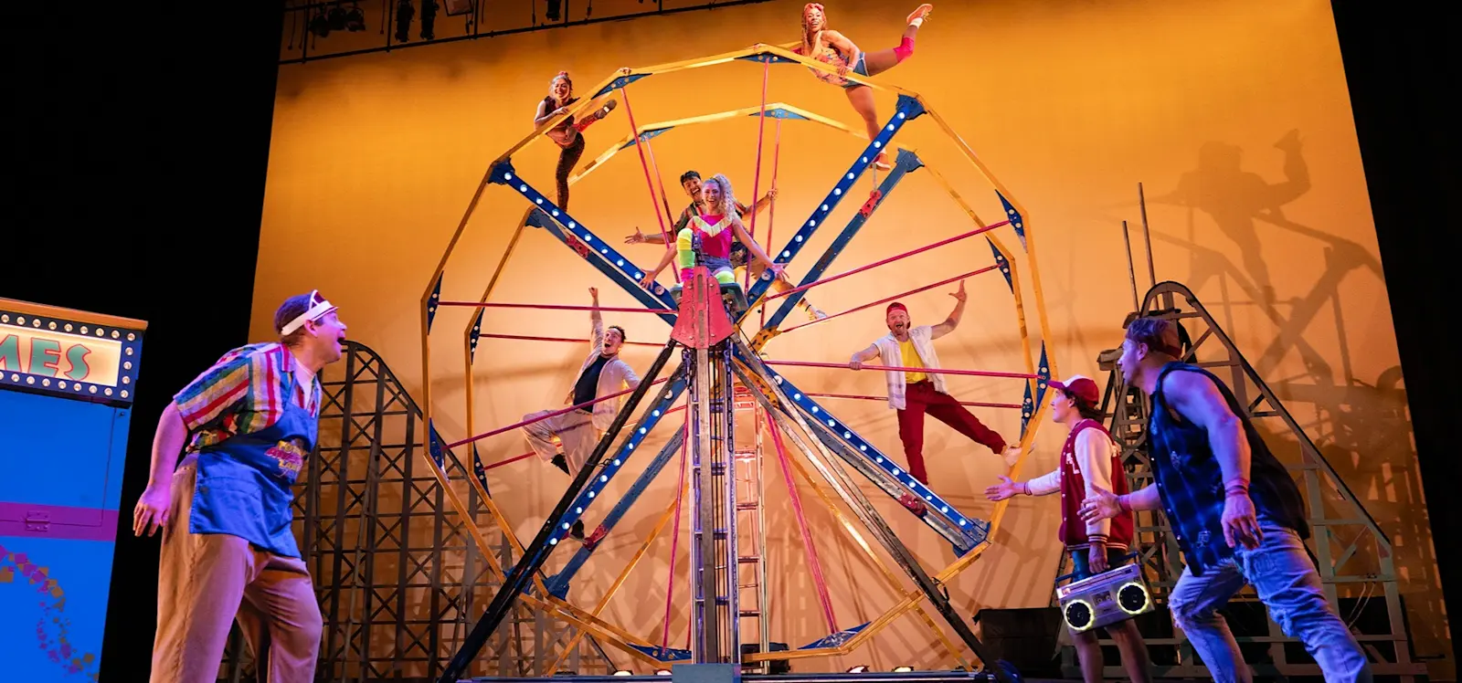 Cirque Mechanics: TILT! (CROPPED) Photo by Kirk Marsh.