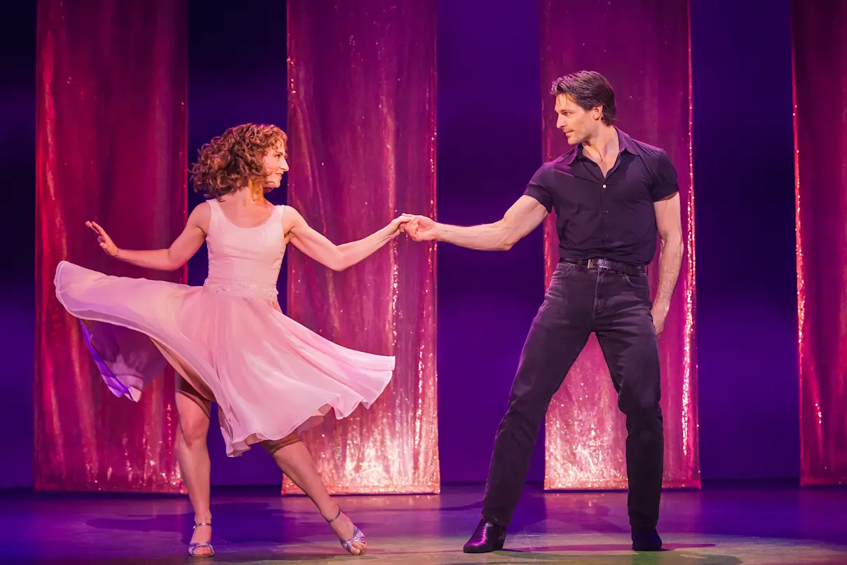 Annalese Starzec (Frances “Baby” Houseman) and Blake Zelesnikar (Johnny Castle). Photo by Matthew Murphy.