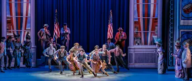 The Music Man company. Photo by Marshall Meadows.