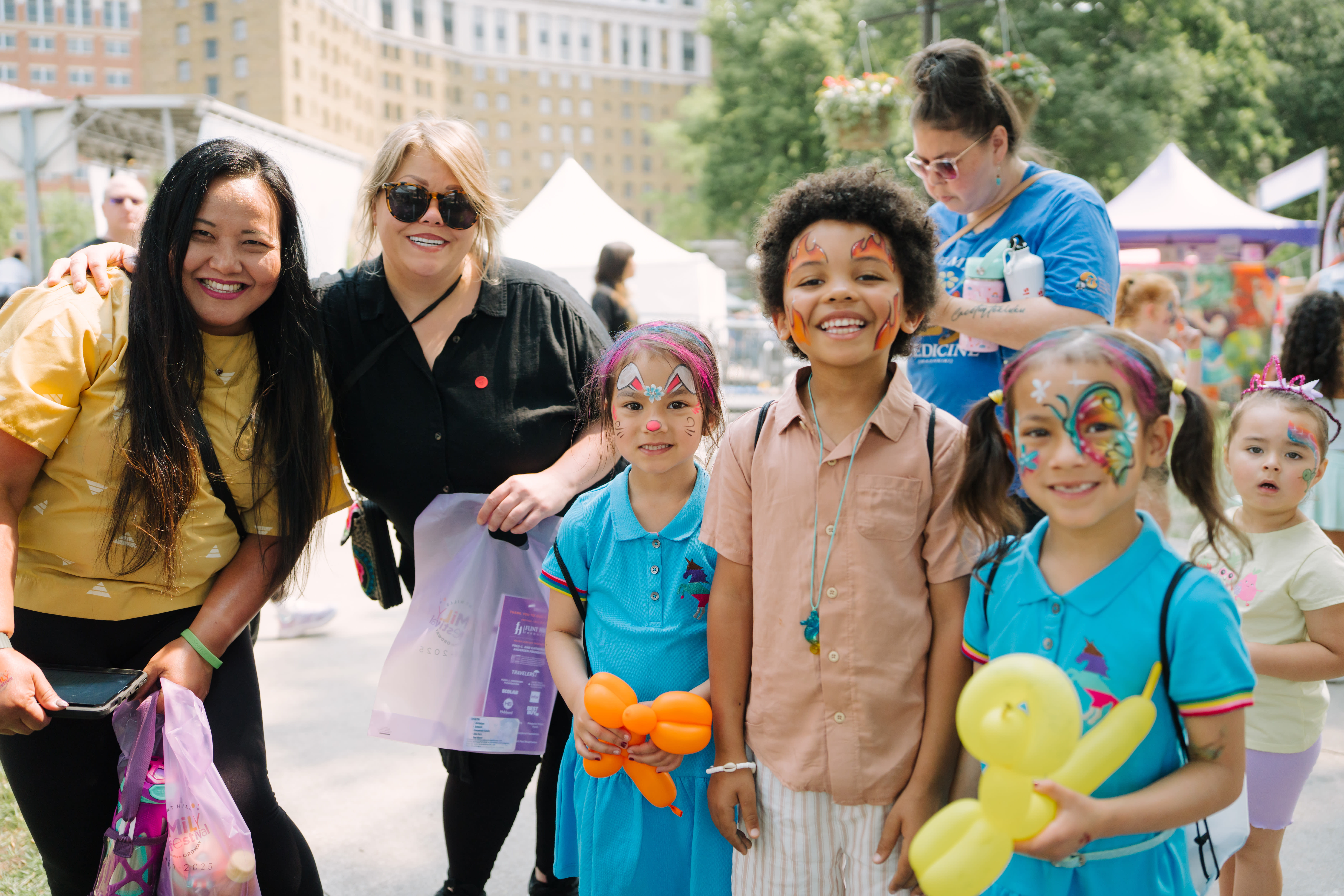 Youth and adults at Flint Hills Family Festival 2025. Photo by Laura Alpizar.
