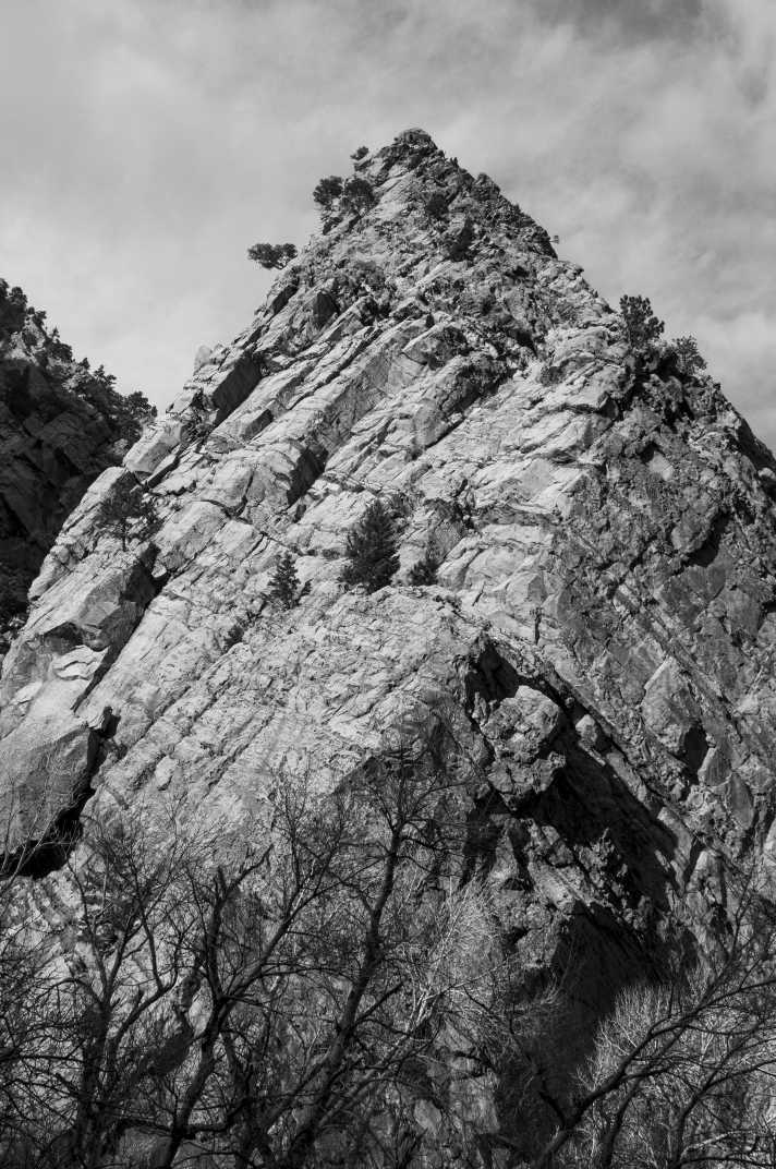 Black and white mountain shot from Eldorado Canyon State Park #Boulder #Colorado #Nature #StatePark #EldoradoCanyon #BlackAndWhite