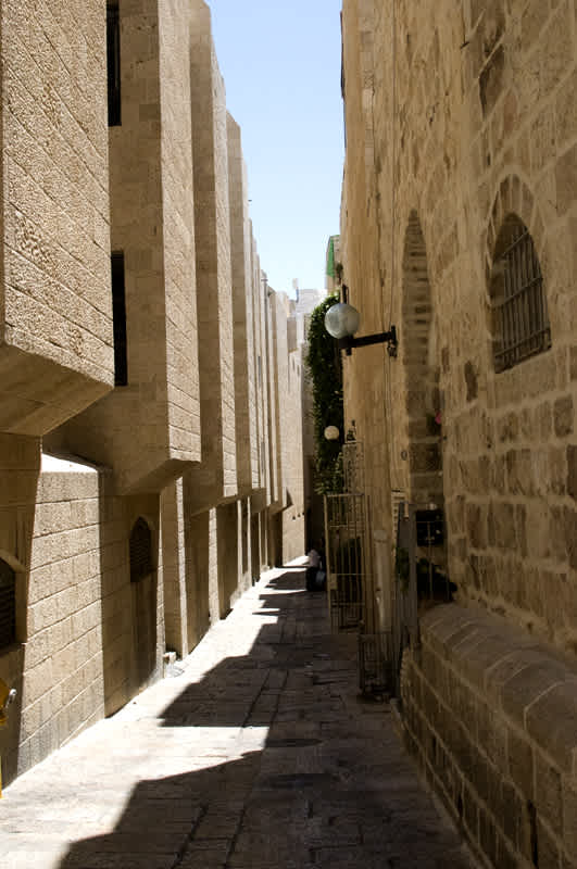 Alleyway in Jerusalem, Israel