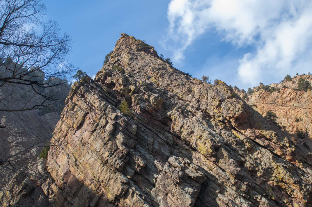 Pointed mountain top in Eldorado Canyon State Park #Boulder #Colorado #Nature #StatePark #EldoradoCanyon