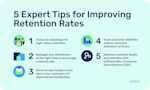 Tips for improving retention rates from Lexer.io.