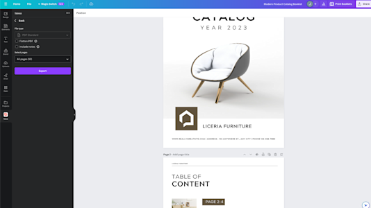 Export Issuu Publication to Canva