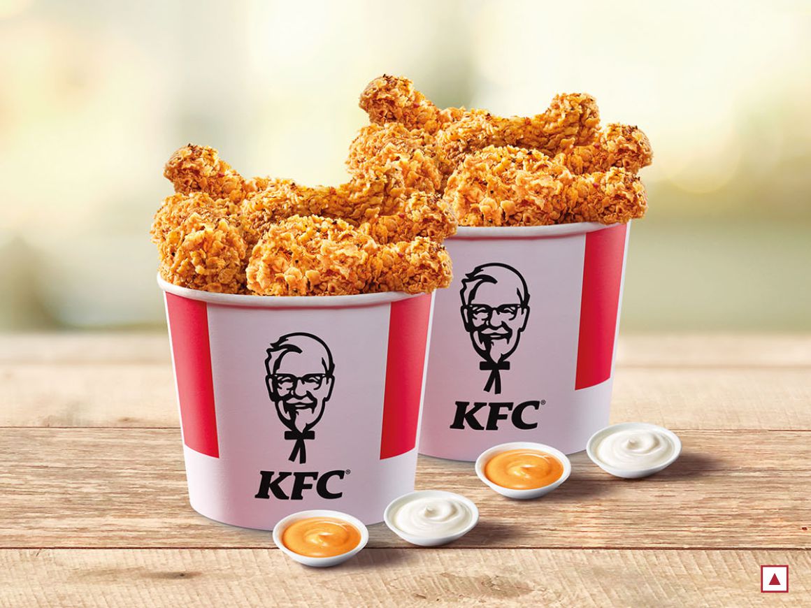 Peri Peri 10 Leg Pc 4 Dips CHICKEN BUCKETS KFC Menu