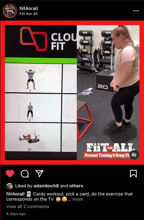 Fit4orAll deck of cards workout