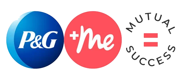 標識:P&G + me = MUTUAL SUCCESS