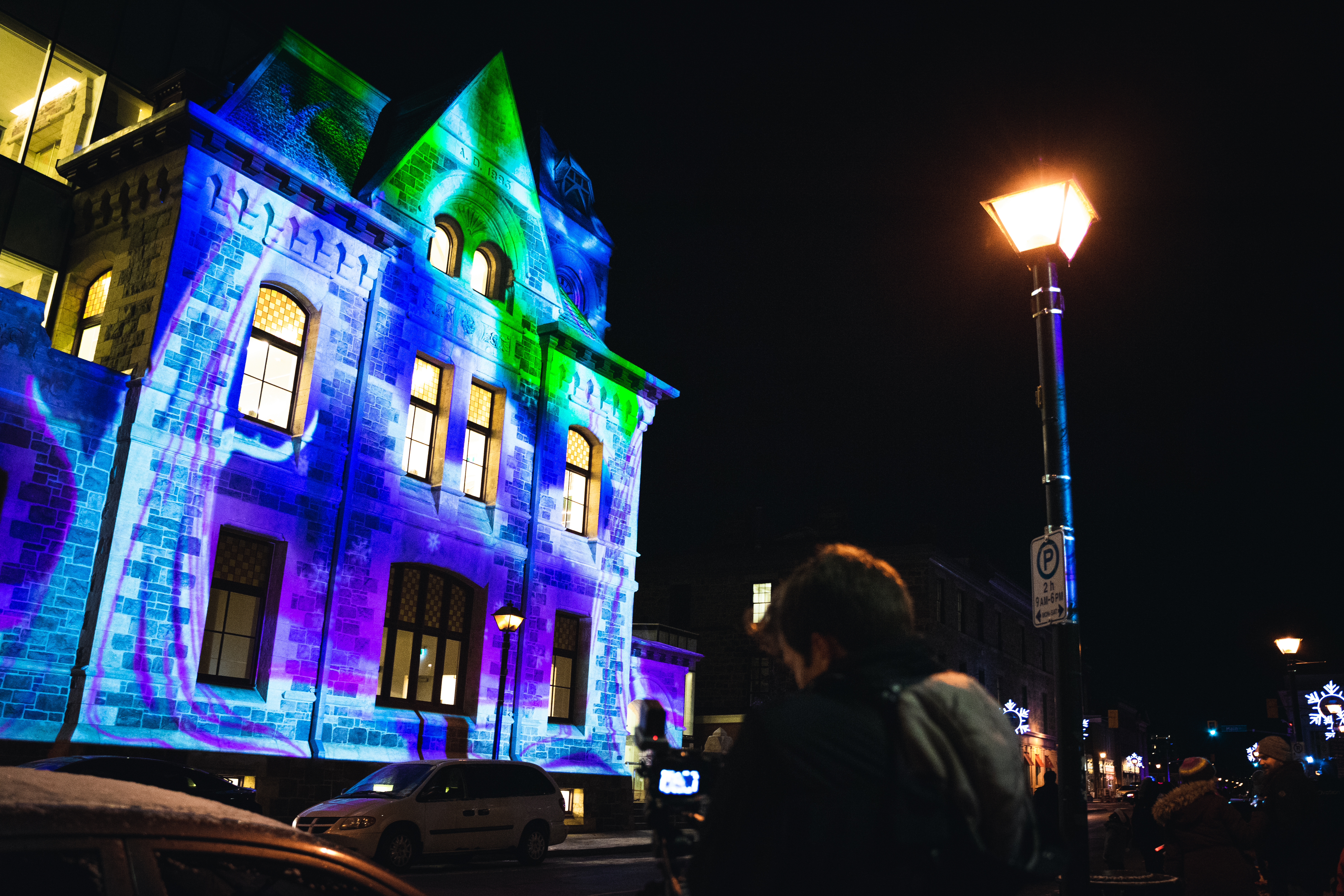 Old Post Office Light Show