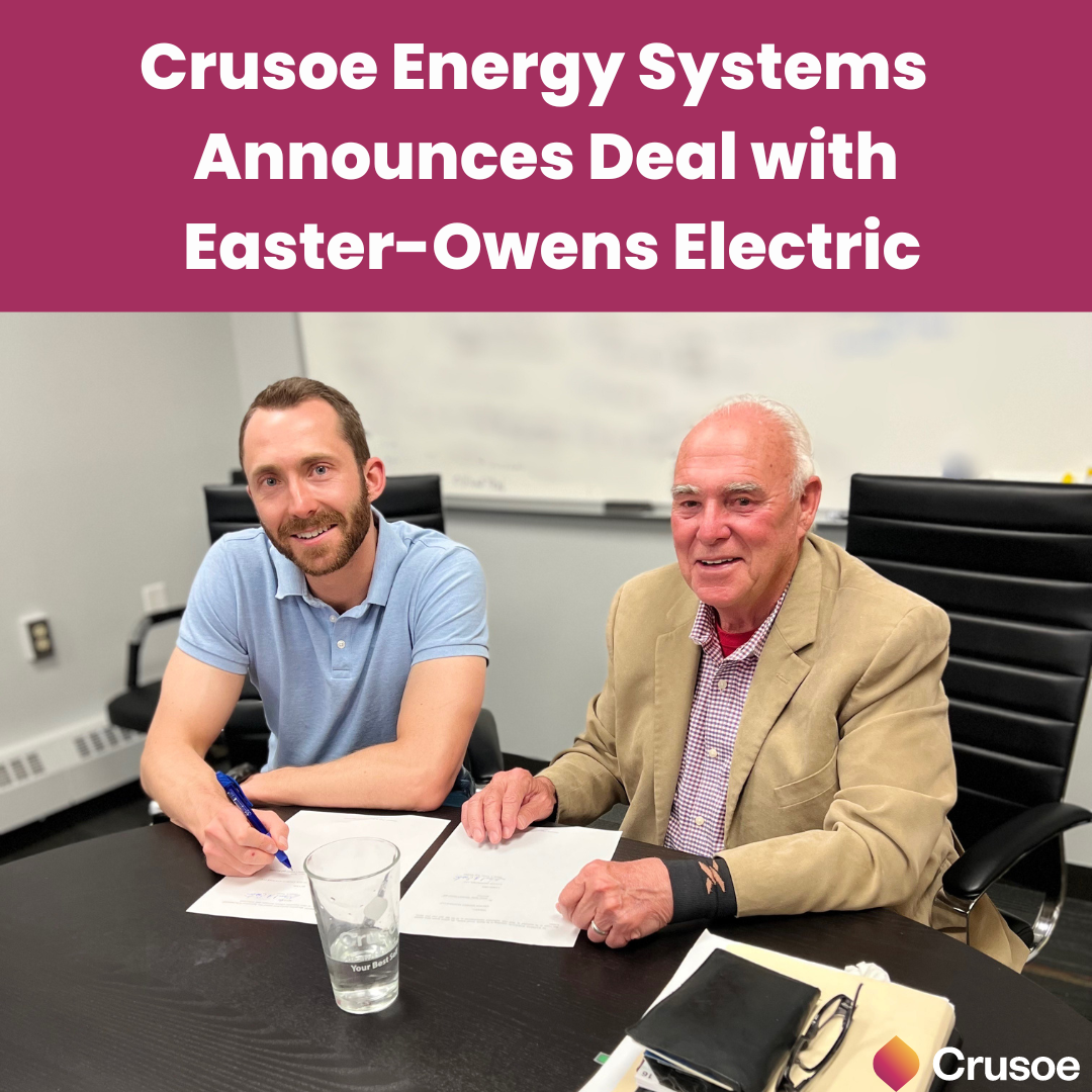 Cully Cavness (Crusoe Energy) and Dave Easter (Easter-Ownes)