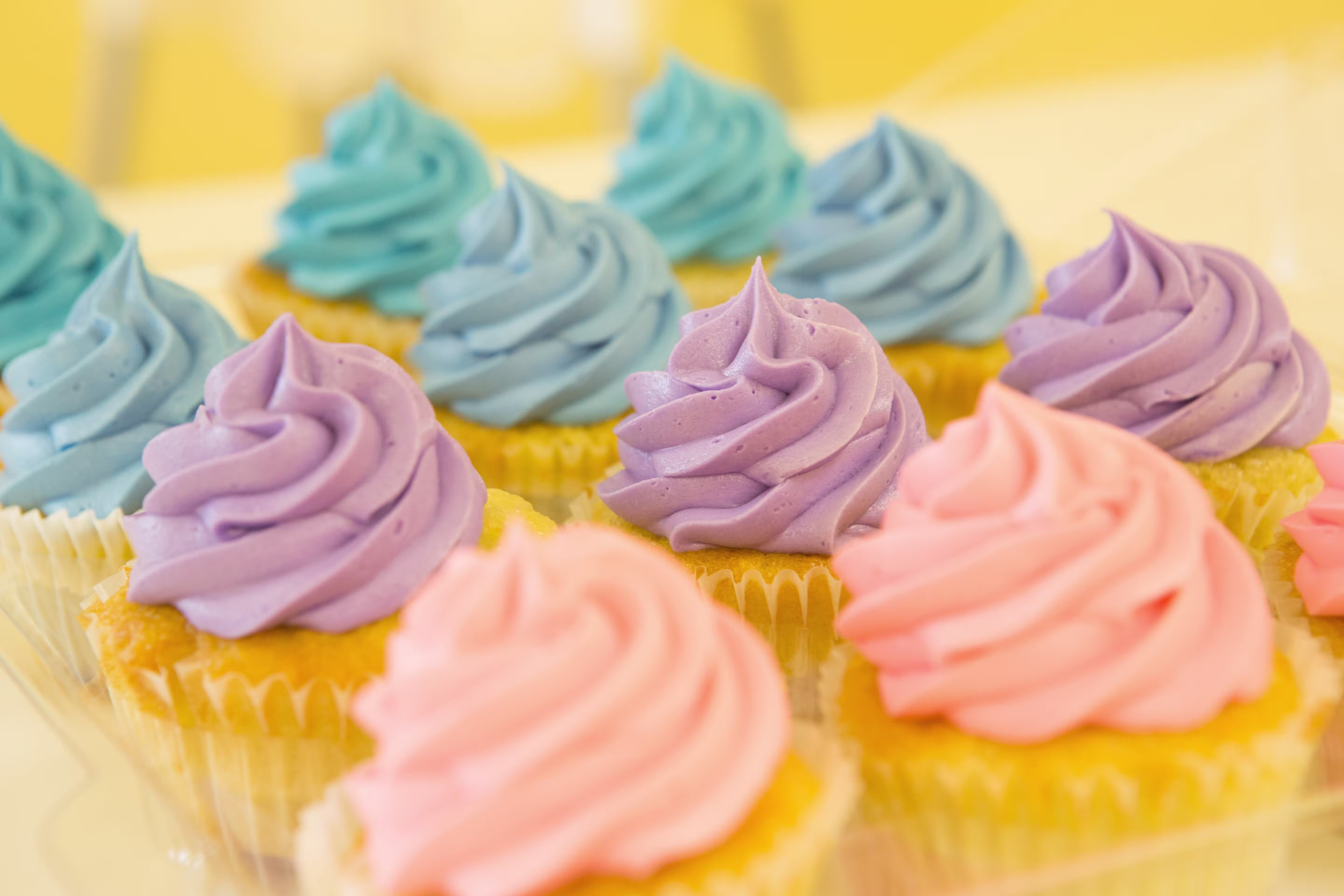 Image of cupcakes with buttercream icing