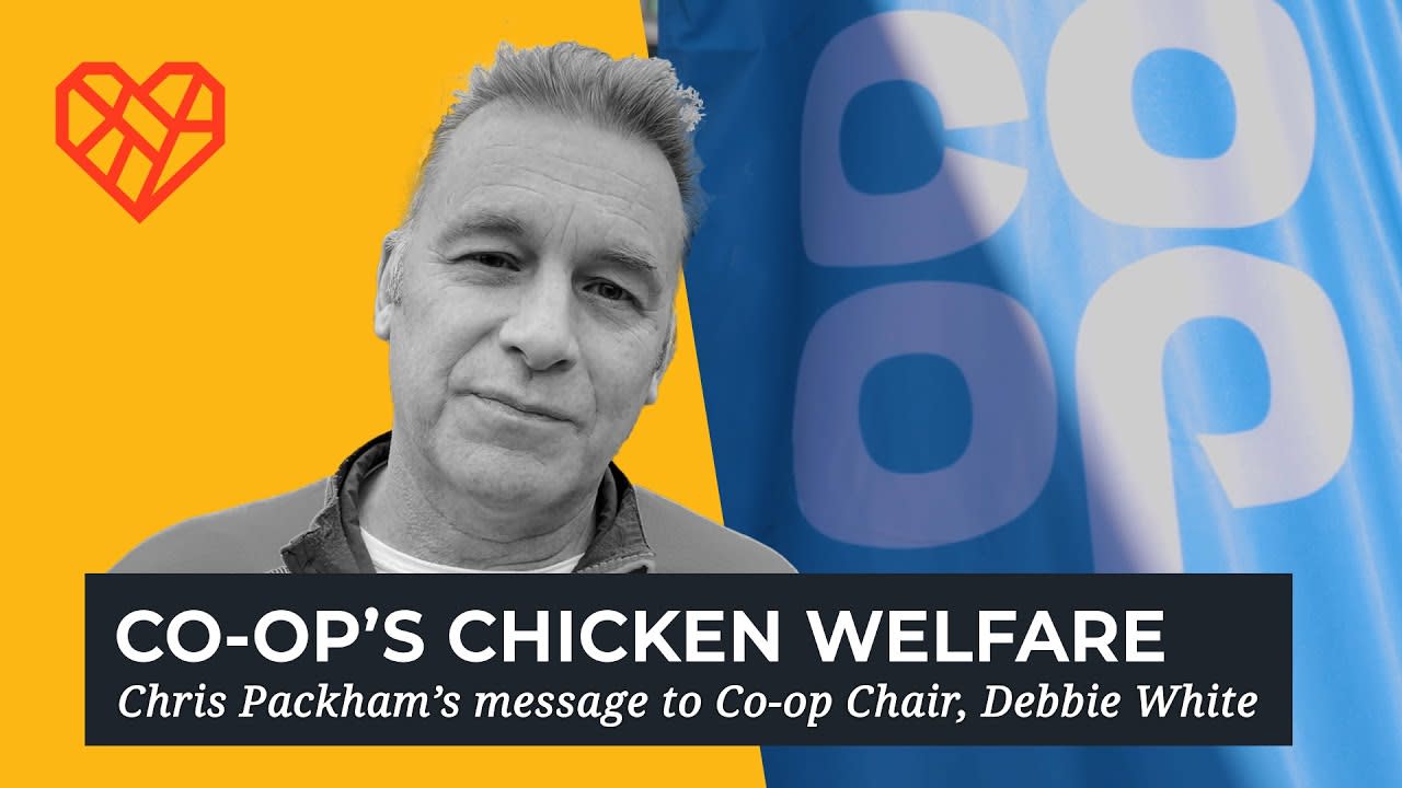 Image of Chris Packham with Co-op logo