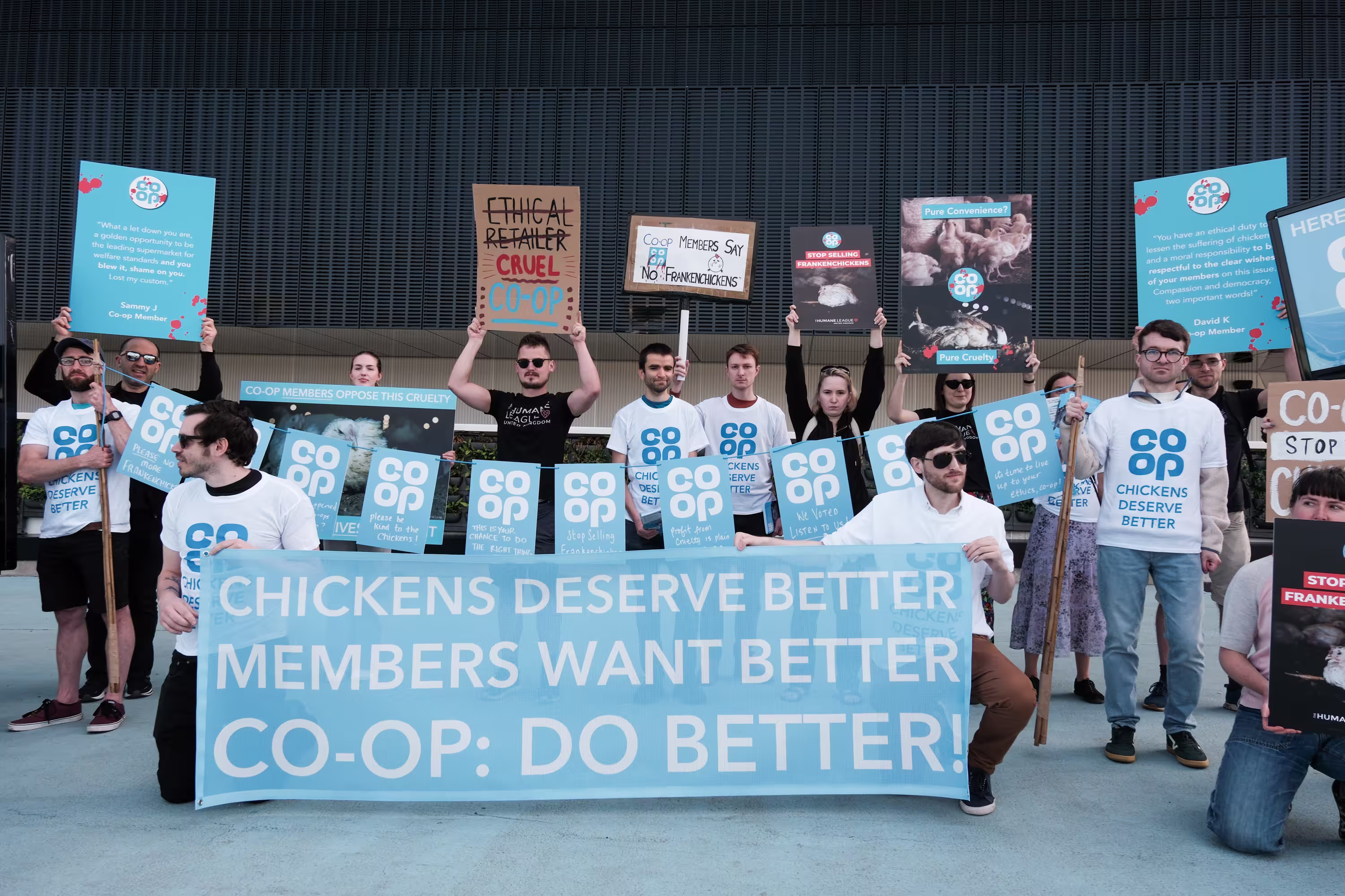 Co-op AGM protest image