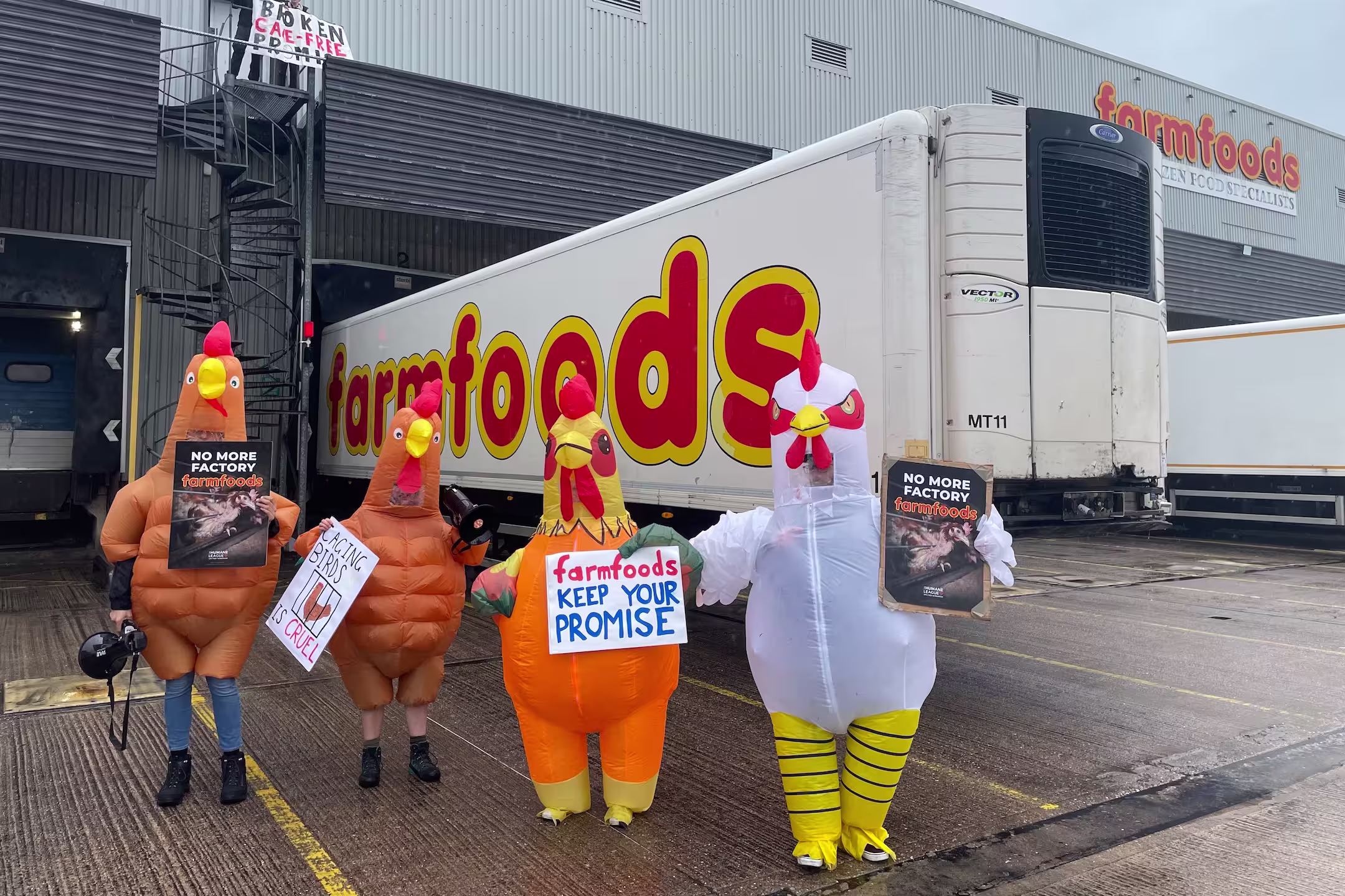 Farmfoods Solihull Protest