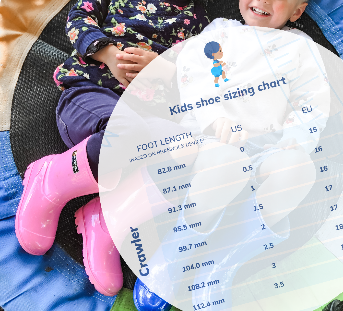 Kid Shoe Sizing Chart: EU to US Sizing