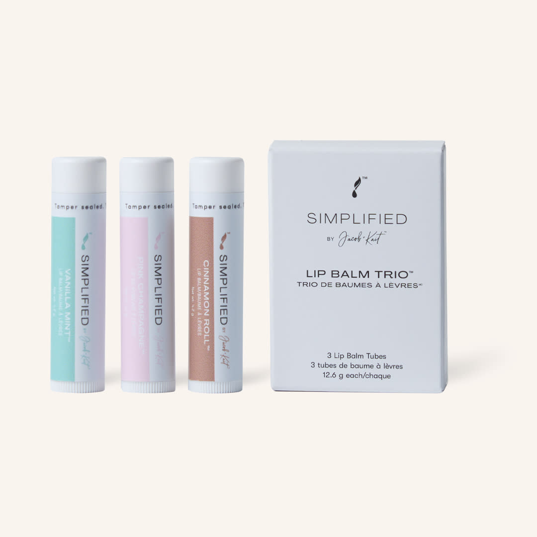 Simplified by Jacob + Kait™ Lip Balm Trio