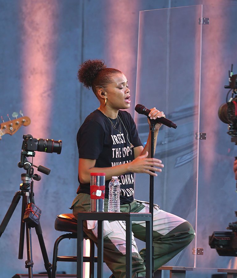 Andra Day, Episode 4 with cameras