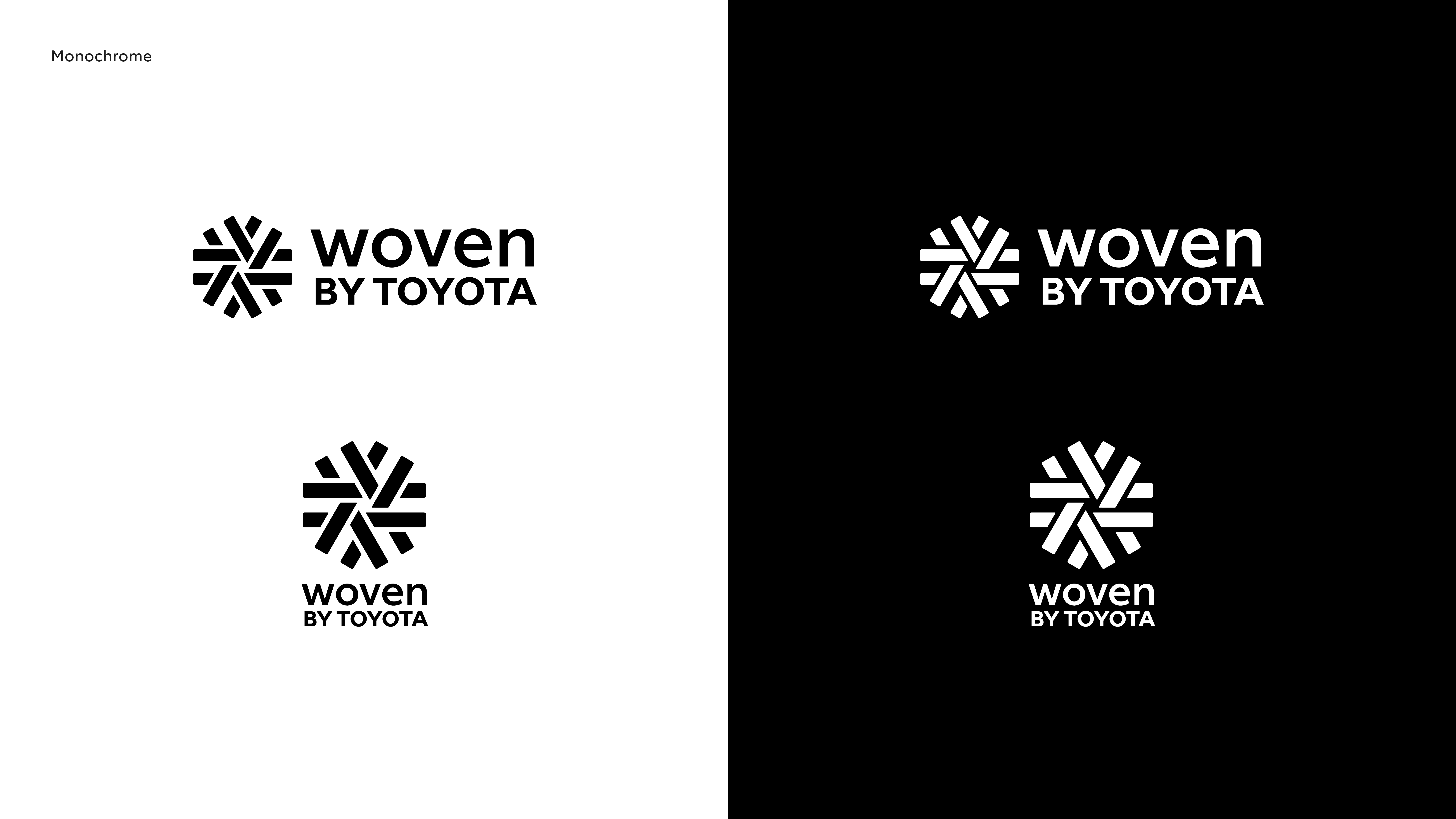 Woven By Toyota Brand Logo Refresh - Monochrome