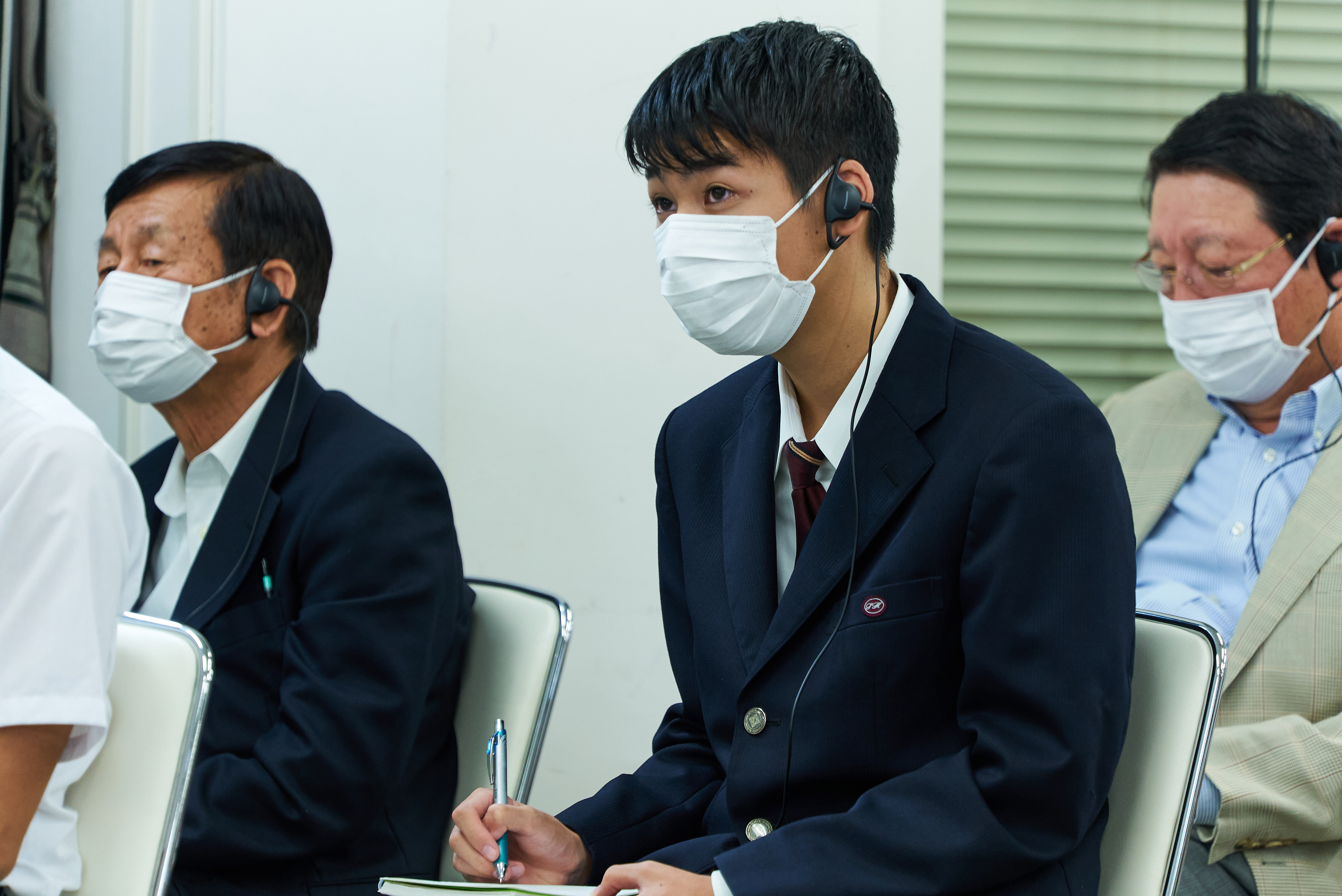 Attendants at the briefing session on "Future Community Building" hosted by Susono City